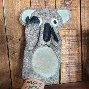 Felt Hand Puppet - Koala + Joey