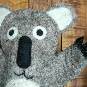 Felt Hand Puppet - Koala + Joey