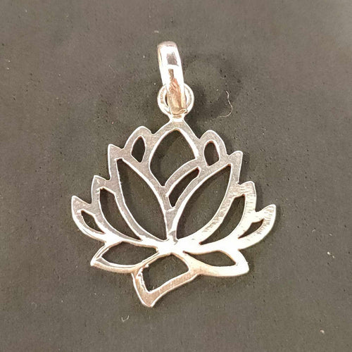 Lotus Pendant - Sterling Silver