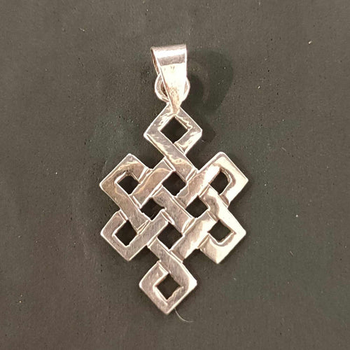 Endless Knot Pendant Small - Sterling Silver