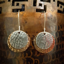 Copper/Silver Earrings - Dolo