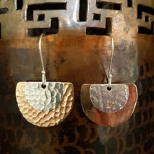 Copper/Silver Earrings - Juna