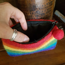 Rainbow Purse ~ Pure Wool Felt