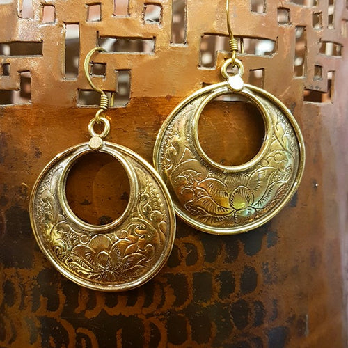 Brass Earrings - Mahima