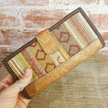 Leather & Weave Wallet - Khairo