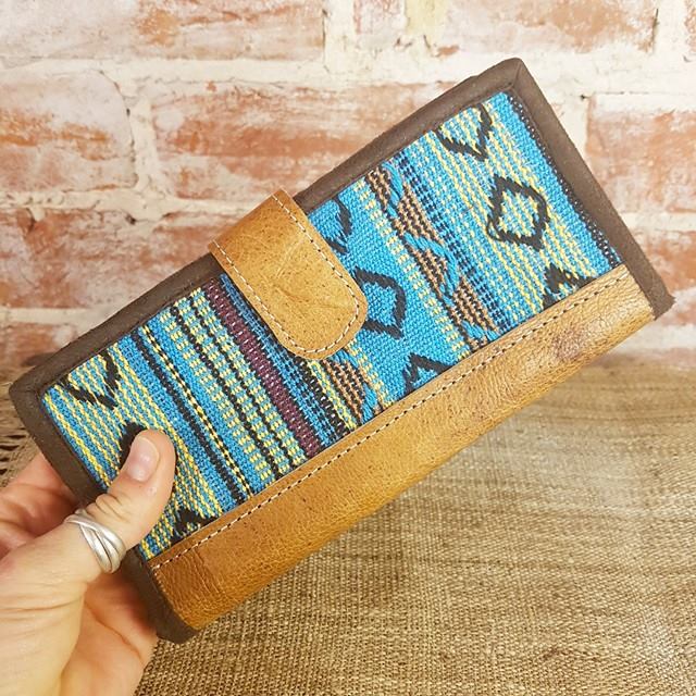 Leather & Weave Wallet - Nilo