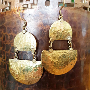 Brass Earrings - Geeta