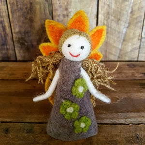 Sunflower Fairy ~ Pure Wool Felt