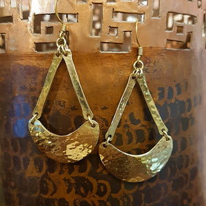 Brass Earrings - Devika
