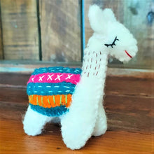 llama pure wool felt toy